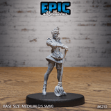 Frankenstein Maid Miniature | A - Tabletop RPG & D&D miniature. Perfect for wargaming & collectors