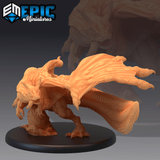 Frog Dragon Miniature | C - Tabletop RPG & D&D miniature. Perfect for wargaming & collectors