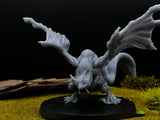 Frog Dragon Miniature | Set of 3 - Tabletop RPG & D&D miniature. Perfect for wargaming & collectors
