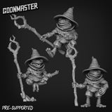 Frog Folk Mage Miniature | Set of 3 - Tabletop RPG & D&D miniature. Perfect for wargaming & collectors