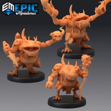 Frog Folk Miniature | 28mm - Tabletop RPG & D&D miniature. Perfect for wargaming & collectors