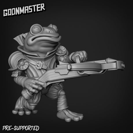 Frog Folk Ranger Miniature | B - Tabletop RPG & D&D miniature. Perfect for wargaming & collectors