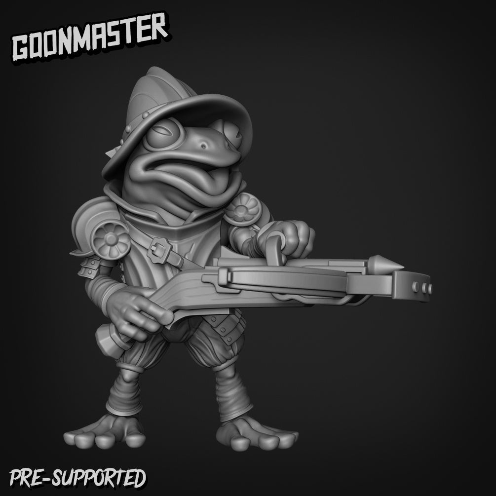 Frog Folk Ranger Miniature | D - Tabletop RPG & D&D miniature. Perfect for wargaming & collectors