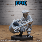 Frog folk town folk Miniature | 6152 - Tabletop RPG & D&D miniature. Perfect for wargaming & collectors