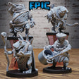 Frog folk town folk Miniature | Set of 3 - Tabletop RPG & D&D miniature. Perfect for wargaming & collectors