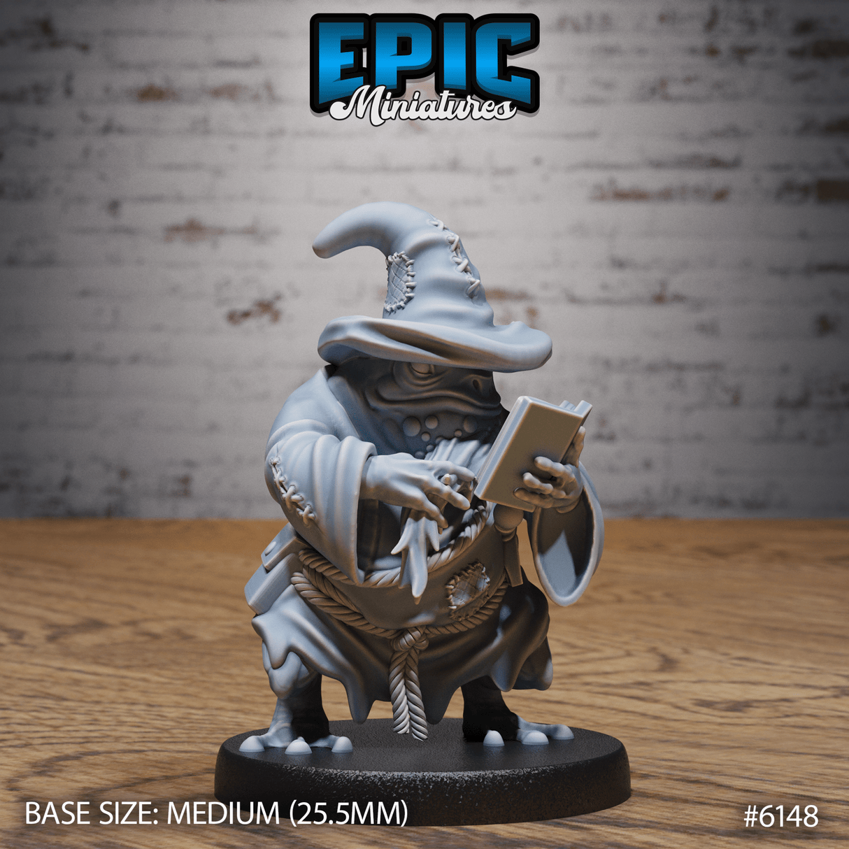 Frog folk Villagers Miniature | 6148 - Tabletop RPG & D&D miniature. Perfect for wargaming & collectors