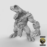 Frog Zombies Miniature | B - Tabletop RPG & D&D miniature. Perfect for wargaming & collectors