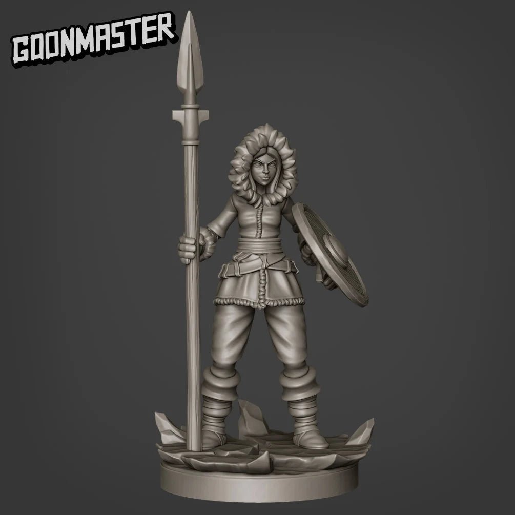 Frozen Tribe Miniature - D - 28mm