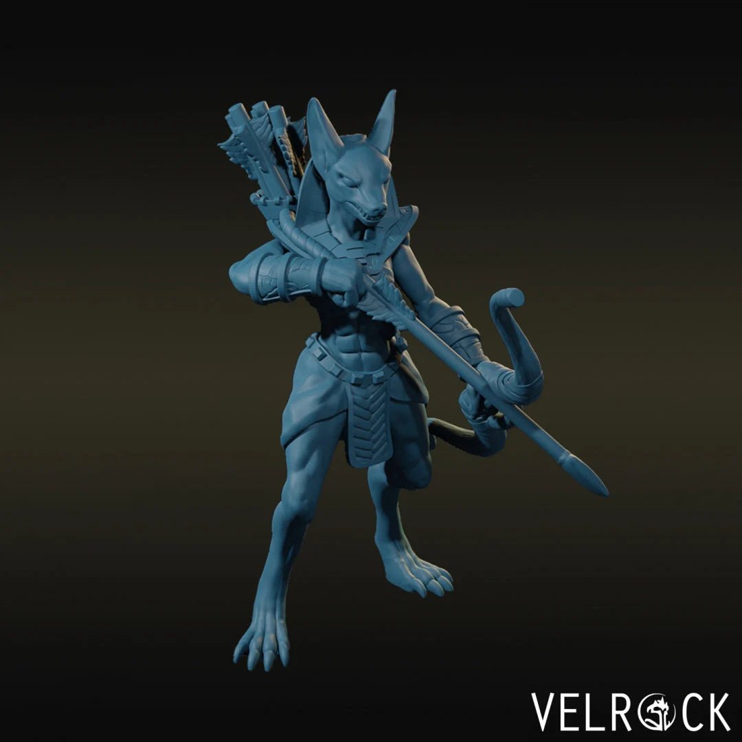 Full Anubis Miniature | G - Tabletop RPG & D&D miniature. Perfect for wargaming & collectors