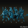 Full Anubis Miniature | Set of 8 - Tabletop RPG & D&D miniature. Perfect for wargaming & collectors