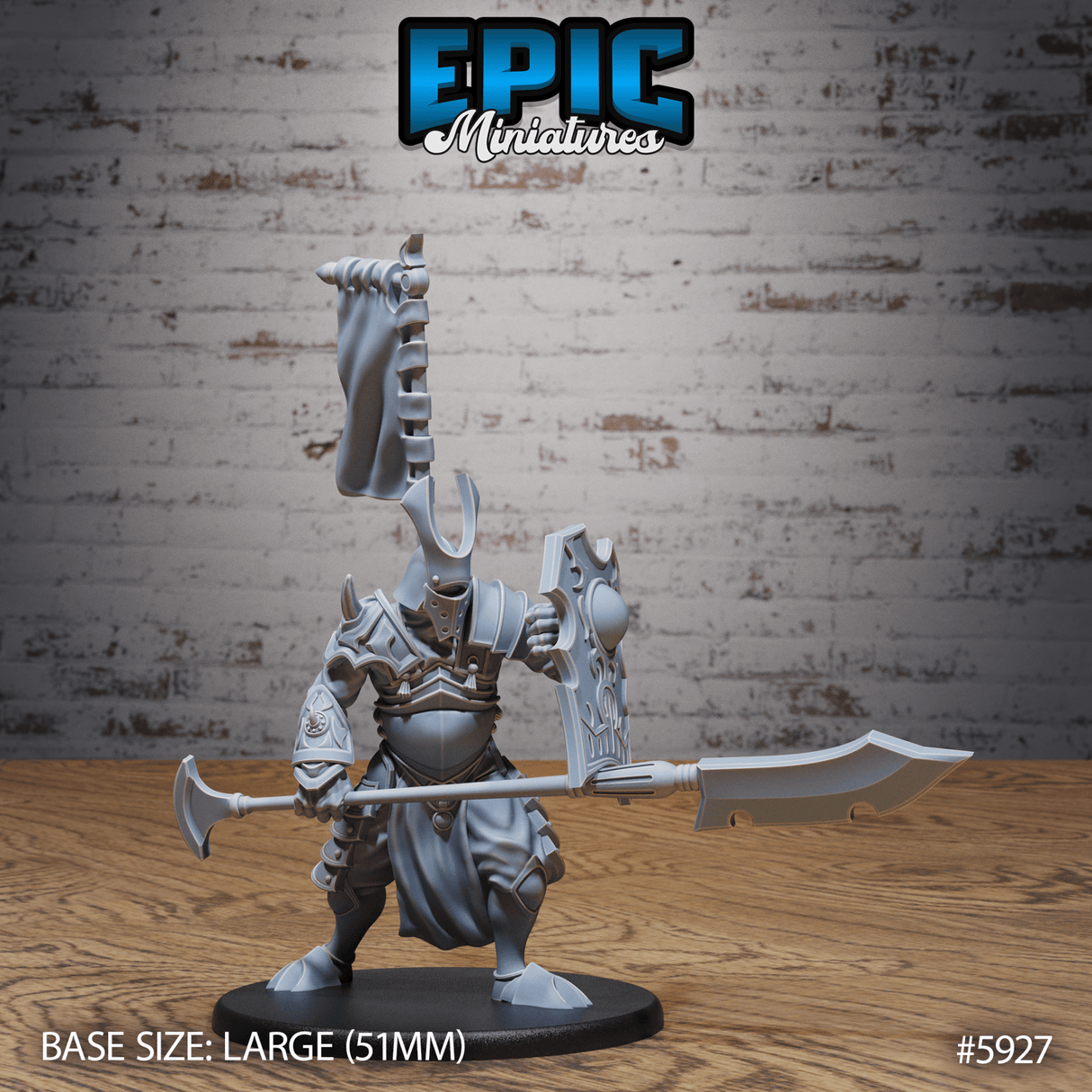 Fullmetal Samurai Miniature | C - Tabletop RPG & D&D miniature. Perfect for wargaming & collectors