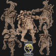 Fungus Zombies Miniature | Set of 5 - Tabletop RPG & D&D miniature. Perfect for wargaming & collectors