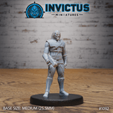 Galactic Lieutenant Miniature | A - Tabletop RPG & D&D miniature. Perfect for wargaming & collectors