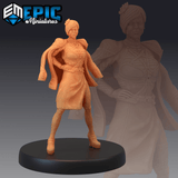 Gangster Lady Miniature | A - Tabletop RPG & D&D miniature. Perfect for wargaming & collectors