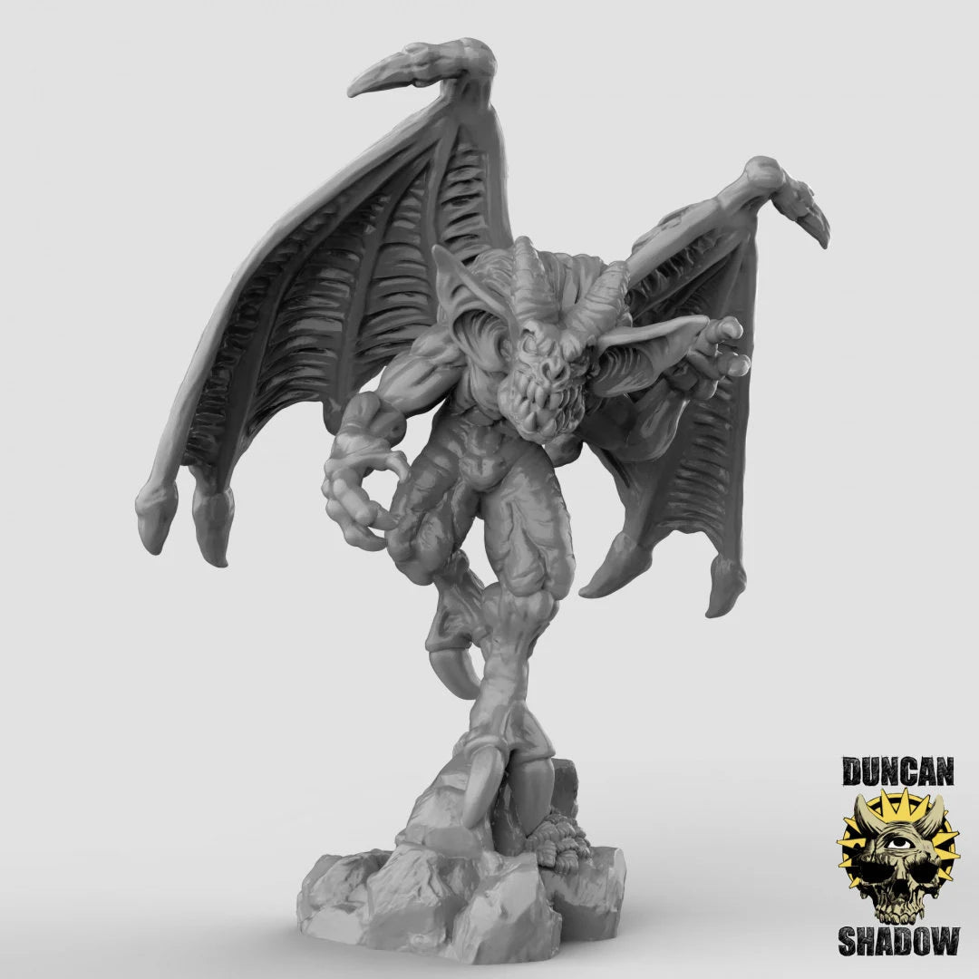 Gargoyle Miniature | A - Tabletop RPG & D&D miniature. Perfect for wargaming & collectors