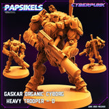 Gaskar Organic Cyborg Miniature | Trooper 4 - Tabletop RPG & D&D miniature. Perfect for wargaming & collectors