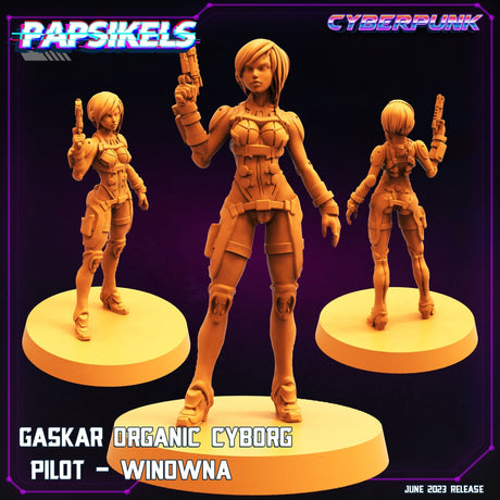 Gaskar Organic Cyborg Miniature | Trooper 6 - Tabletop RPG & D&D miniature. Perfect for wargaming & collectors