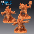 Gem Devourer Miniature | Set of 3 - Tabletop RPG & D&D miniature. Perfect for wargaming & collectors