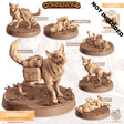 German Sheperd Companion Miniature | Bare A - Tabletop RPG & D&D miniature. Perfect for wargaming & collectors