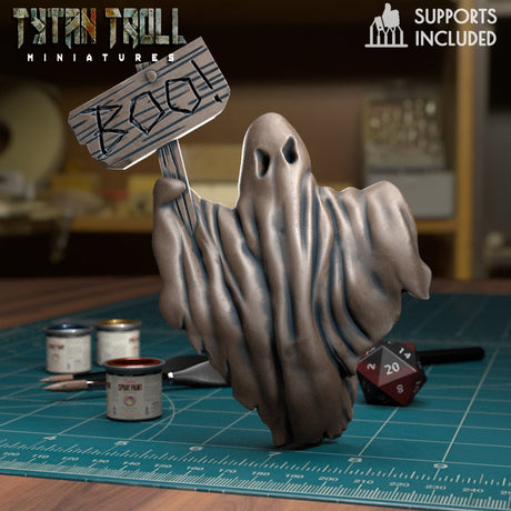 Ghost Bundle Miniature | D - Tabletop RPG & D&D miniature. Perfect for wargaming & collectors