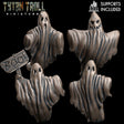 Ghost Bundle Miniature | Set of 4 - Tabletop RPG & D&D miniature. Perfect for wargaming & collectors