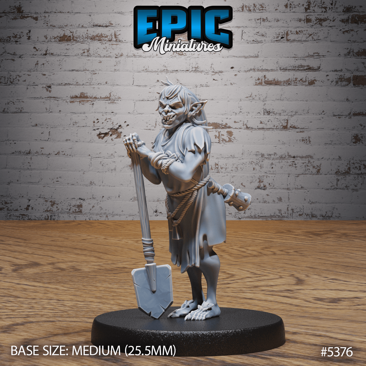 Ghoul Spawn Servant Miniature | A - Tabletop RPG & D&D miniature. Perfect for wargaming & collectors
