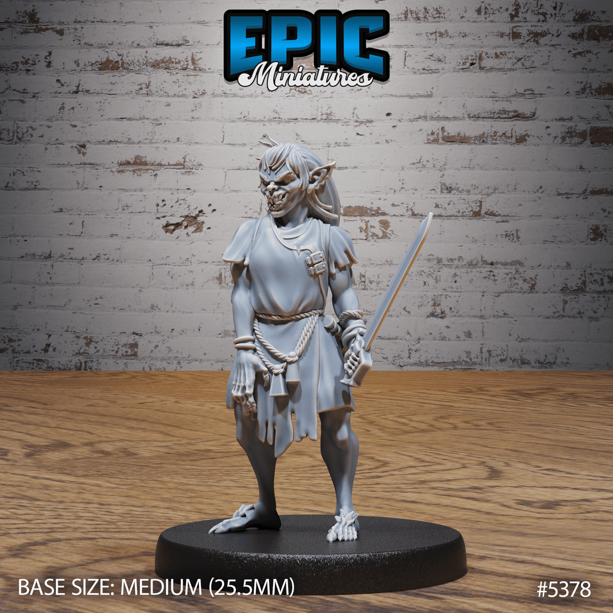 Ghoul Spawn Servant Miniature | C - Tabletop RPG & D&D miniature. Perfect for wargaming & collectors