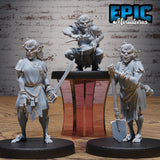 Ghoul Spawn Servant Miniature | Set of 3 - Tabletop RPG & D&D miniature. Perfect for wargaming & collectors