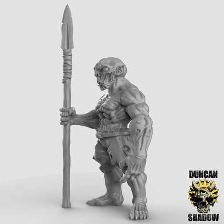 Ghoul, Vampire minion Miniature | B - Tabletop RPG & D&D miniature. Perfect for wargaming & collectors
