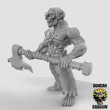 Ghouls Fighters Miniature | A - Tabletop RPG & D&D miniature. Perfect for wargaming & collectors