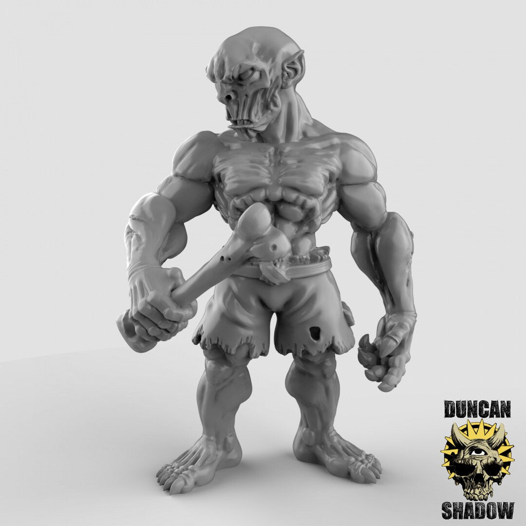 Ghouls Miniature | B - Tabletop RPG & D&D miniature. Perfect for wargaming & collectors