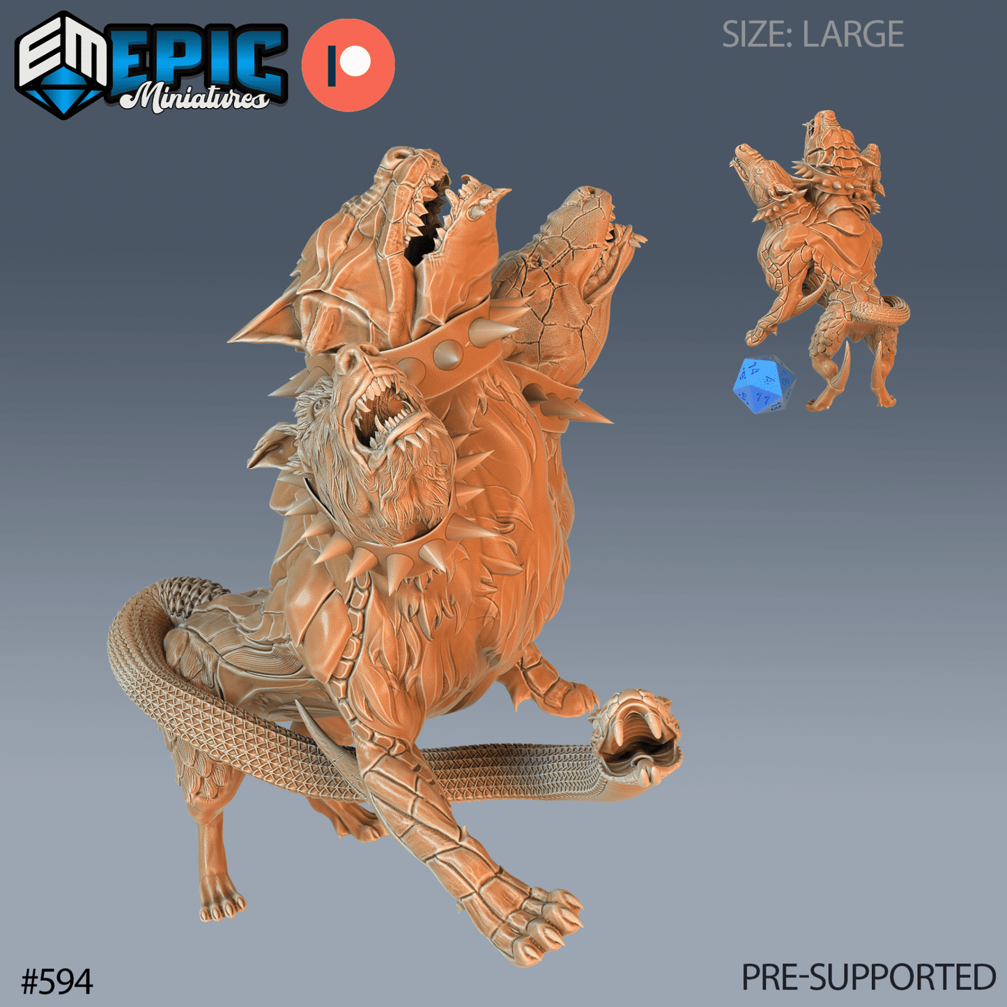 Giant Dog Miniature - B - 28mm