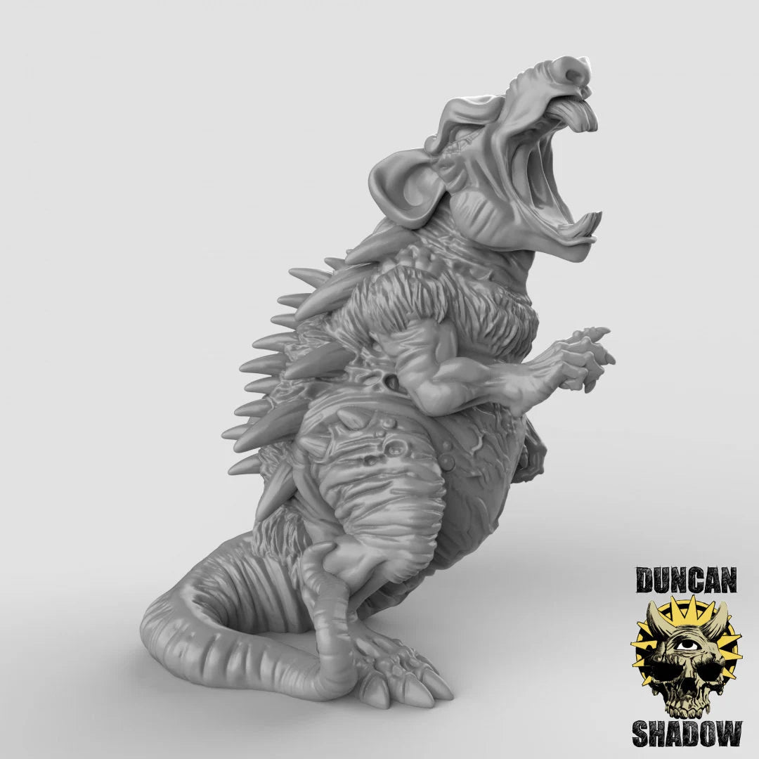 Giant Rat Miniature - A - 28mm