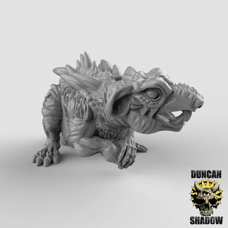 Giant Rat Miniature | B - Tabletop RPG & D&D miniature. Perfect for wargaming & collectors