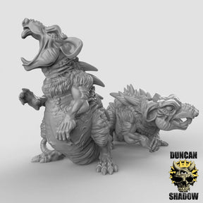 Giant Rat Miniature | Set of 2 - Tabletop RPG & D&D miniature. Perfect for wargaming & collectors