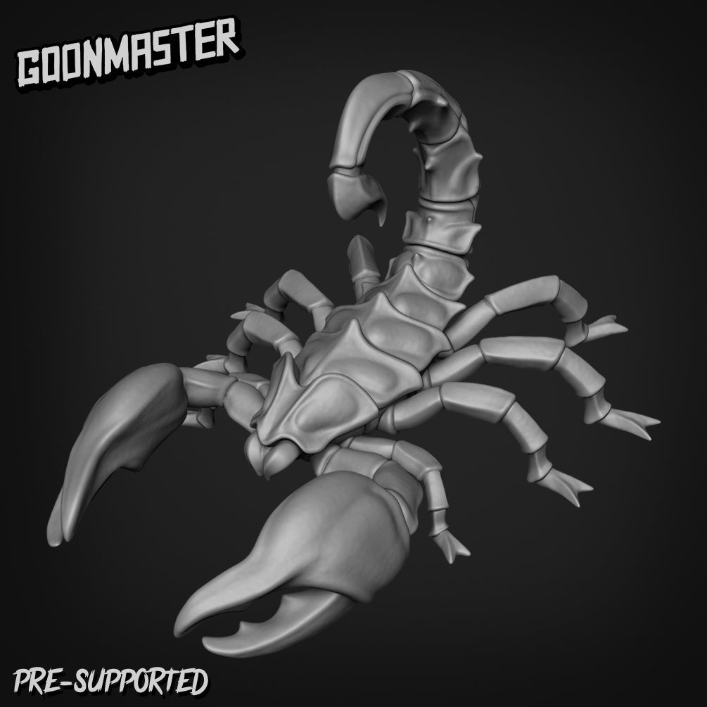 Giant Scorpion Miniature | A - Tabletop RPG & D&D miniature. Perfect for wargaming & collectors