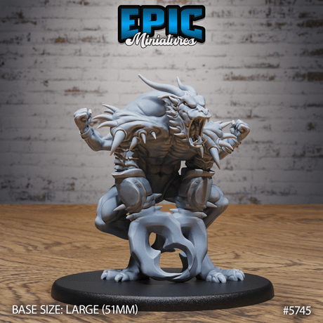 Glabrezu Classic Miniature | B - Tabletop RPG & D&D miniature. Perfect for wargaming & collectors