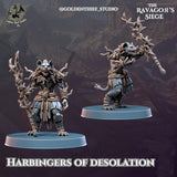 Gnoll Harbingers of Desolation Shaman Miniature | Full Set All Models - Tabletop RPG & D&D miniature. Perfect for wargaming & collectors