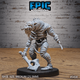 Gnoll Mummy Miniature | A - Tabletop RPG & D&D miniature. Perfect for wargaming & collectors