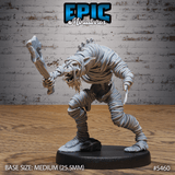 Gnoll Mummy Miniature | C - Tabletop RPG & D&D miniature. Perfect for wargaming & collectors