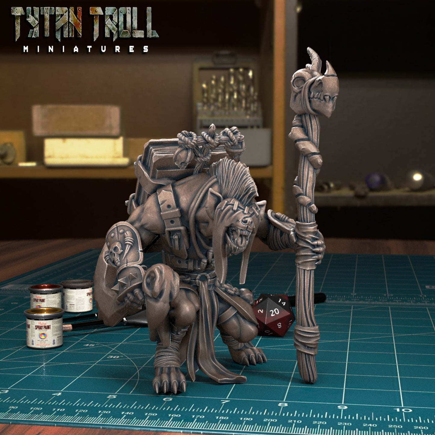 Gnoll Raiders Miniature - A - 32mm