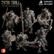 Gnoll Elite Encounter Miniature set | set of 6 - Tabletop RPG & D&D miniature. Perfect for wargaming & collectors