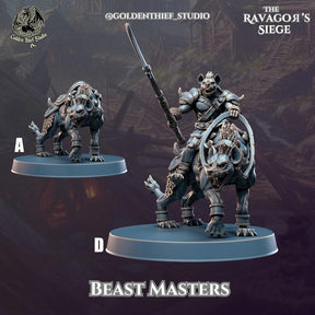 Gnoll Ravagor Beastmasters Miniature | Gnoll A - Tabletop RPG & D&D miniature. Perfect for wargaming & collectors
