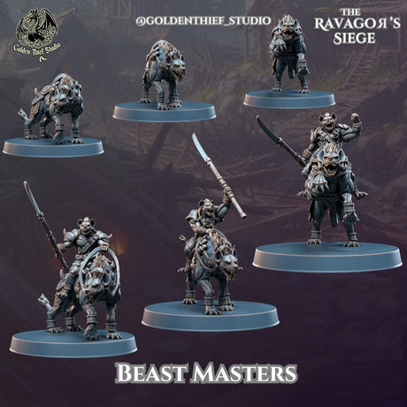 Gnoll Ravagor Beastmasters Miniature | Gnoll A - Tabletop RPG & D&D miniature. Perfect for wargaming & collectors
