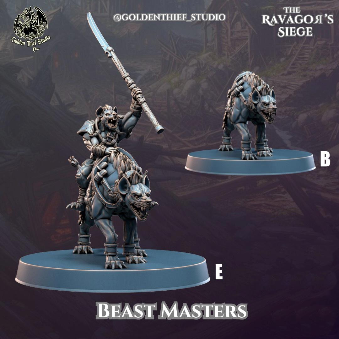 Gnoll Ravagor Beastmasters Miniature - Gnoll B - 32mm