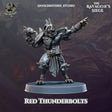 Gnoll Red Thunderbolts Miniature | Gnoll A - Tabletop RPG & D&D miniature. Perfect for wargaming & collectors