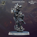 Gnoll Red Thunderbolts Miniature | Gnoll B - Tabletop RPG & D&D miniature. Perfect for wargaming & collectors