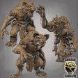 Gnoll Savages Miniature | Set of 3 - Tabletop RPG & D&D miniature. Perfect for wargaming & collectors