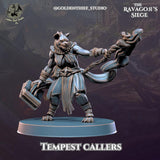 Gnoll Tempest Callers Miniature | Gnoll B - Tabletop RPG & D&D miniature. Perfect for wargaming & collectors