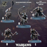 Gnoll Warjaws Miniature | Full Set All Models - Tabletop RPG & D&D miniature. Perfect for wargaming & collectors